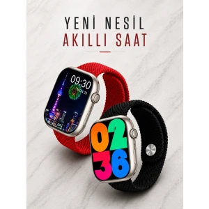 Mey İthalat® Akıllı Saat Tema Değiştirme Uyku ve Sağlık Takibi Bluetooth Bağlantılı