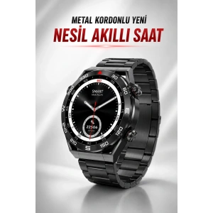 Mey İthalat® Akıllı Saat Yeni Nesil Bluetooth Bağlantılı Uyku ve Sağlık Takibi NFC ve GPS