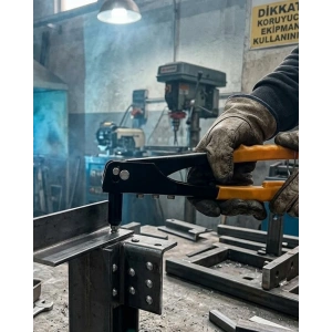 Mey İthalat® Alüminyum Gövdeli Perçin Tabancası Değiştirilebilir Uçlu El Perçin Pensesi