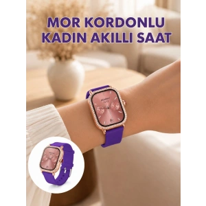 Mey İthalat® Arama Özellikli Dokunmatik Ekranlı Kadın Akıllı Saat