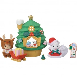Mey İthalat® Bebek Noel Baba’nın Yılbaşı Ağacı Evi