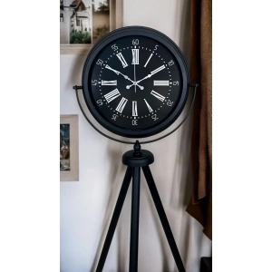 Mey İthalat® Black Aura Tripod Ayaklı Saat