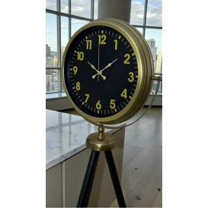 Mey İthalat® Black Legacy Eskitme Tripod Ayaklı Saat