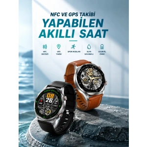 Mey İthalat® Bluetooth Bağlantılı Akıllı Saat Tüm Telefonlara Uyumlu Değiştirilebilir Kordon