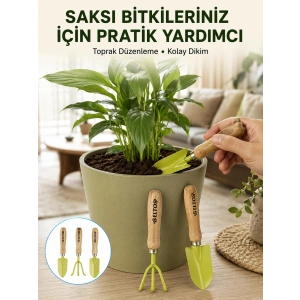 Mey İthalat® Çiçek Bakımı İçin Bahçe El Aletleri Seti