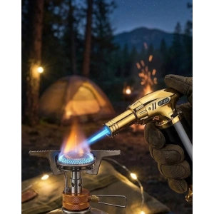Mey İthalat® Çok Amaçlı Torch Pürmüz Çakmak Kamp Mutfak Hobi Kullanımlı