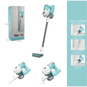 Mey İthalat® Dikey Elektrik Süpürgesi Yeşil-Gri (3 in1 ) Kapalı Kutu