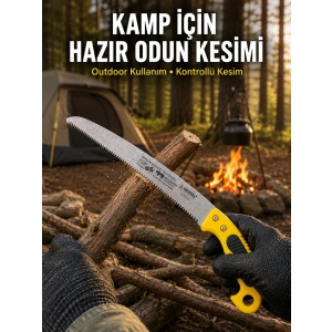 Mey İthalat® El Tipi Bahçe Bıçkısı Dayanıklı Çelik Kesim Testeresi