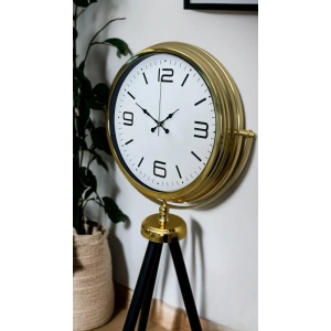 Mey İthalat® Elegance Gold Tripod Ayaklı Saat