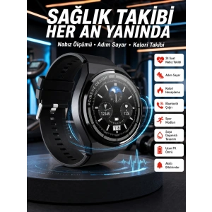 Mey İthalat® En Çok Tercih Edilen Akıllı Saat Amoled Ekran Nabız Sensörü GPS Uyumlu Adımsayar