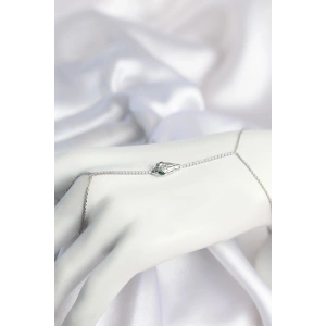 Mey İthalat® Gümüş Renk Yılan Model Pirinç Kadın Şahmeran