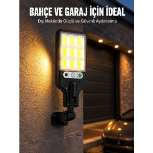 Mey İthalat® Hareket Algılamalı Dış Mekan Lamba Konforlu Aydınlatma Yeni Nesil