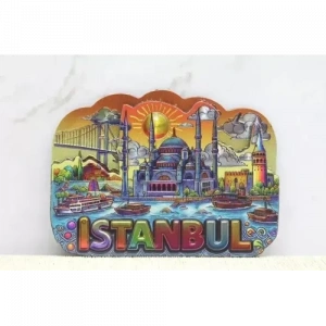 Mey İthalat® İstanbul Temalı Silikon Buzdolapı Süsü Magnet