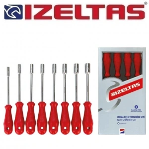 Mey İthalat® İzeltaş Lokma Uçlu Tornavida Takımı 8 Parça