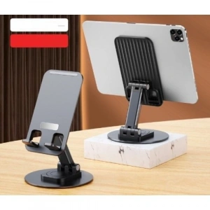 Mey İthalat® Katlanabilir Telefon Tutucu Stand Yuvarlak Tabanlı CM-074