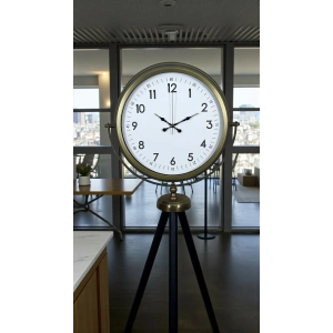 Mey İthalat® Klasik Eskitme Tripod Ayaklı Saat