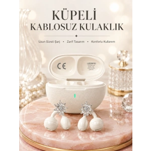 Mey İthalat® Küpeli Kablosuz Kulaklık Uzun Süreli Batarya Performansı