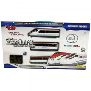 Mey İthalat® LE-2934A-11 40PCS ISIKLI 308CM HIZLI TREN SET-VRD