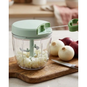 Mey İthalat® Manuel İpli Sebze Doğrayıcı Çok Bıçaklı Pratik Mutfak Blenderı