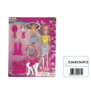 Mey İthalat® OYD-02271 ANLILY KART BEBEKLI MAKYJ MASALI SET-OYD