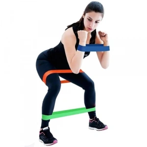 Mey İthalat® Pilates Squat Aerobik Direnç Lastiği 5 Li Paket