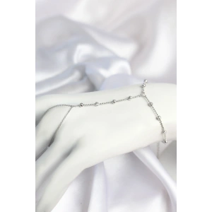 Mey İthalat® Pirinç Gümüş Renk Dorika Model Kadın Şahmeran