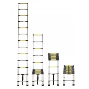 Mey İthalat® Saraylı Teleskopik Merdiven 13 Basamak 3.80 Metre