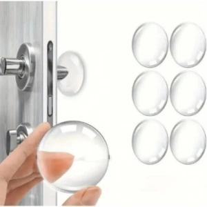 Mey İthalat® Şeffaf  Silikon Mobilya ve Kapı Durdurucu Darbe Pedi 6 lı