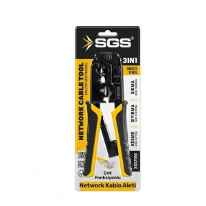 Mey İthalat® Sgs 2065 Network Kablo Pensesi 3 İn 1