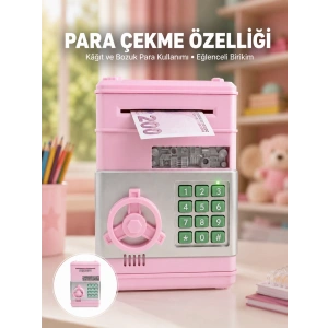 Mey İthalat® Şifreli Elektronik Para Biriktirme Kumbarası Büyük Kapasiteli
