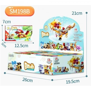 Mey İthalat® SM198B LEGO HAYVANLAR 12 IN 1