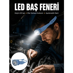 Mey İthalat® Suya Dayanıklı LED Kafa Lambası Outdoor Kullanım Yeni Nesil