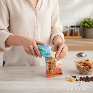 Poşet Kapatıcı - Poşet Ağzı Kapatıcı Isıtmalı Vakumlu Yapıştırma