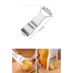 Rende Soyacak 5 Fonksiyonlu Sebze Meyve Soyucu Patates Havuç Salatalık Zencefil Doğrayıcı