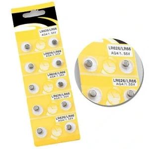 Saat Pili - Düğme Pil 10lu Paket Lr626-lr66 Ag4-1.55v