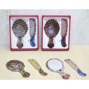 Tavuskuşu Ayna Ve Tarak Seti Küçük Boy Alk4987