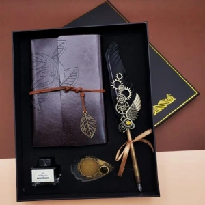 Tüylü Divit Hokka Kalem Seti