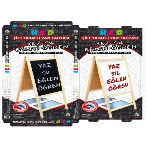 Yazı Tahtası Çift Taraflı Ayaklı Mıknatıslı Yazı Tahtası Seti 110 X 60