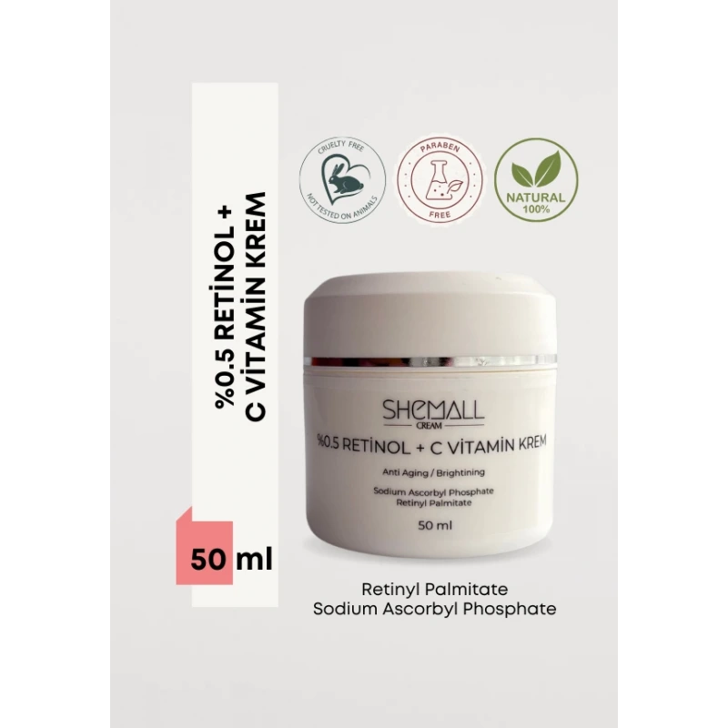 %0.5 RETİNOL +C VİTAMİN KREM