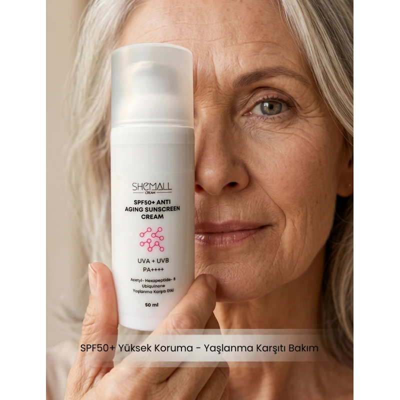 SPF50+ ANTI AGING GÜNEŞ KORUYUCU KREM