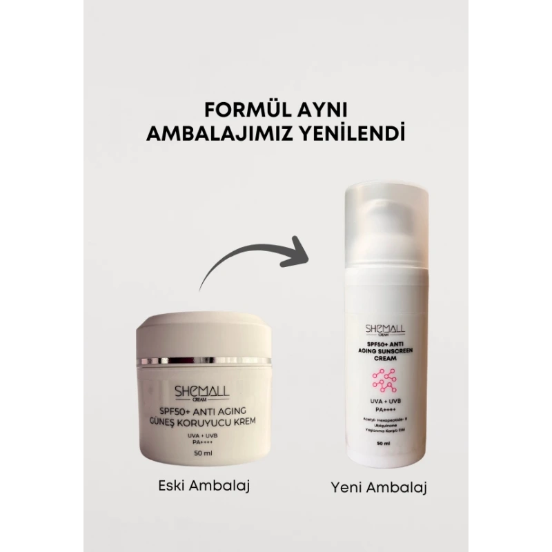 SPF50+ ANTI AGING GÜNEŞ KORUYUCU KREM