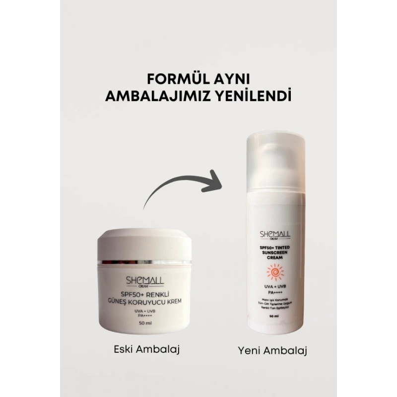 SPF50+ RENKLİ GÜNEŞ KREMİ (MAVİ IŞIK KORUMALI)