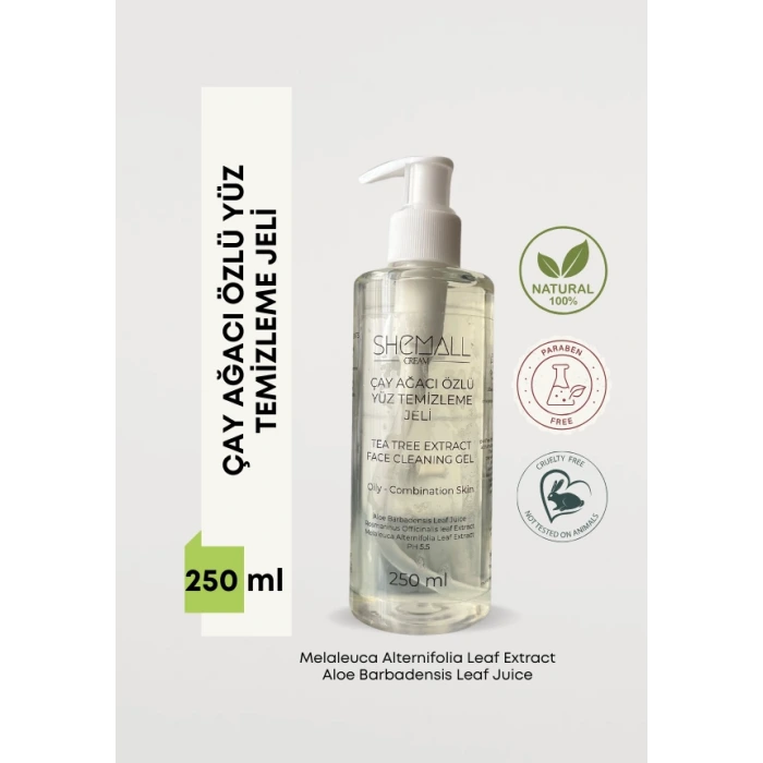 ÇAY AĞACI ÖZLÜ YÜZ TEMİZLEME JELİ