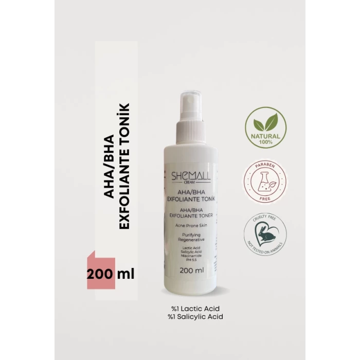 AHA/BHA EXFOLİANTE TONİK ( 200 ml )