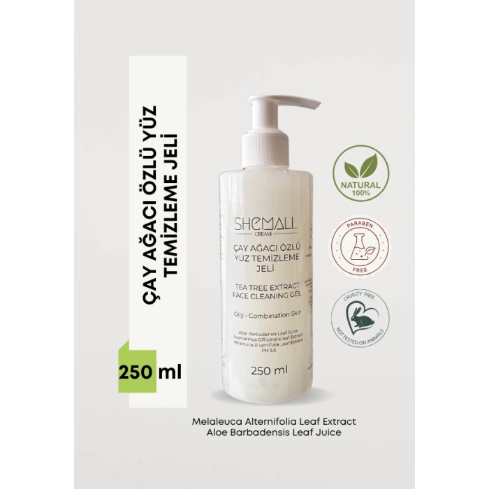 ÇAY AĞACI ÖZLÜ YÜZ TEMİZLEME JELİ