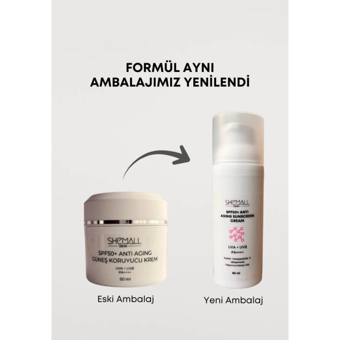 SPF50+ ANTI AGING GÜNEŞ KORUYUCU KREM