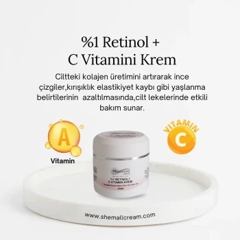 %1 RETİNOL+C VİTAMİN KREM