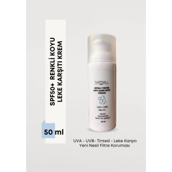 RENKLİ SPF50+KOYU LEKE KARŞITI KREM