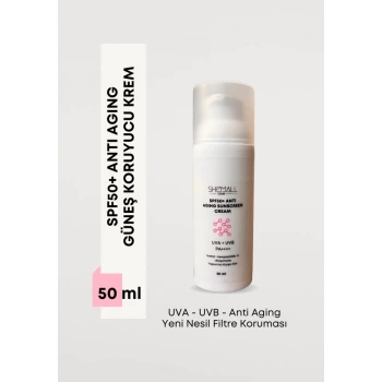 SPF50+ ANTI AGING GÜNEŞ KORUYUCU KREM