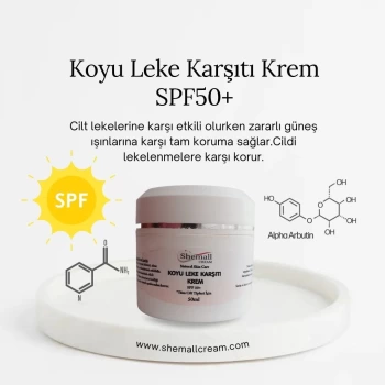 SPF50+KOYU LEKE KARŞITI KREM